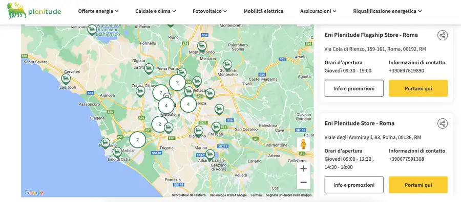 Usa i siti web ufficiali dei servizi